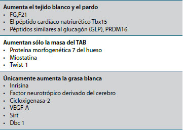 Tabla 2. Moléculas y agentes conocidos que Estimulan el