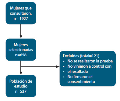 Figura 1. Procedimiento para la inclusión de las mujeres
