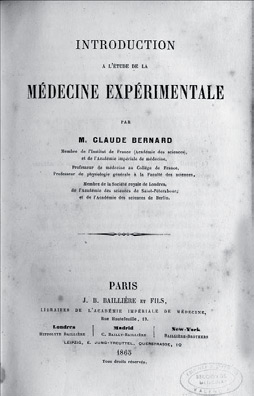 L’introduction à létude de la médecine ex- périmentale